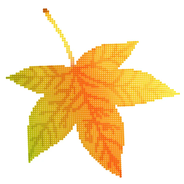 Maple leaf vektor illustration — Stock vektor