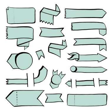 çizilmiş çıkartmaları el