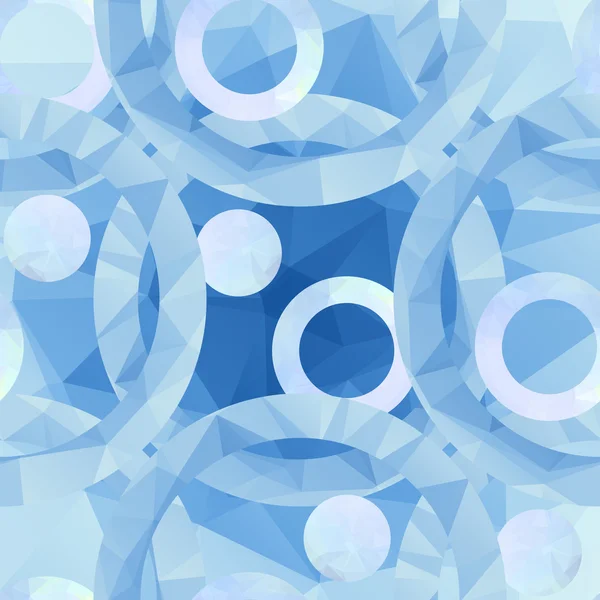 Blauwe naadloze patroon — Stockvector