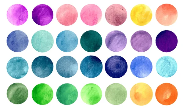 水彩颜料圈子 — 图库矢量图片