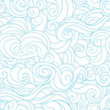 Kış Noel Dikişsiz desen vektör arka plan mavi sallayarak bukleler kış soğuk penceresine benzer