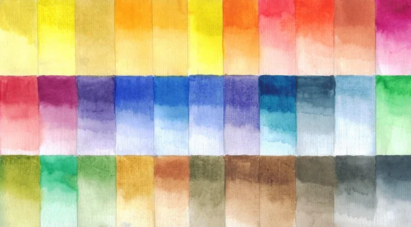 Akwarela farby palety, ilustracja — Zdjęcie stockowe