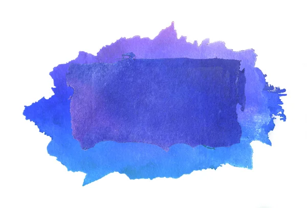 Gradient watercolor  background hand drawn. Square watercolour banner. — Stock Photo, Image