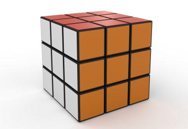 Renkli Rubiks küp