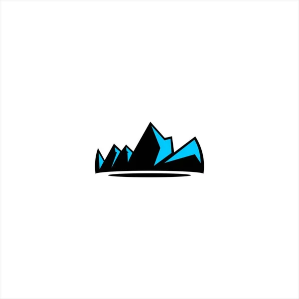 Vector Logo Mountain Snow Adventure Hunter Logo — Stock vektor