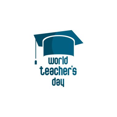 Kitap illüstrasyon vektörü, dünya öğretmenleri günü illüstrasyonu