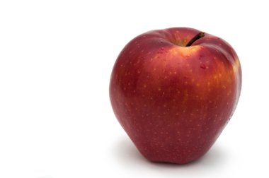 elma. Beyaz arka plan üzerinde izole.