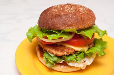 Ev yapımı balık burger