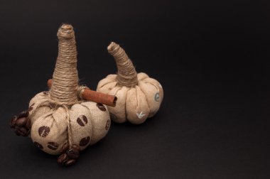 iki balkabağı oyuncaklar.