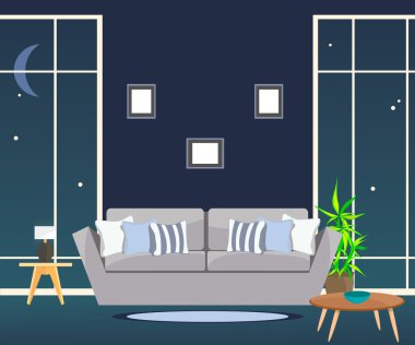 Mobilya. Gece oturma odası.