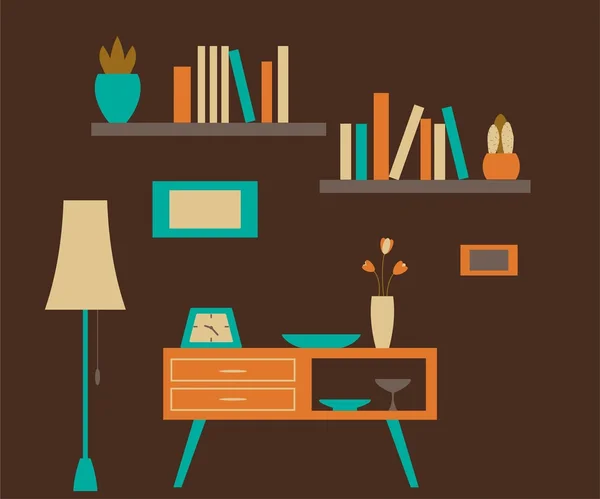 家具和家庭用品-矢量图像 — 图库矢量图片