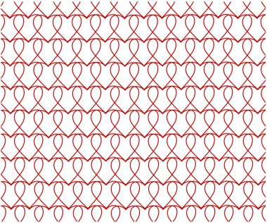 Arka plan ile hearts - vektör görüntü