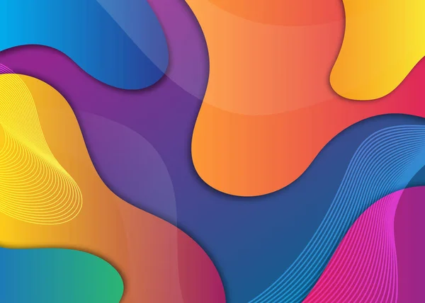 Renkli gradyan sıvı arkaplan