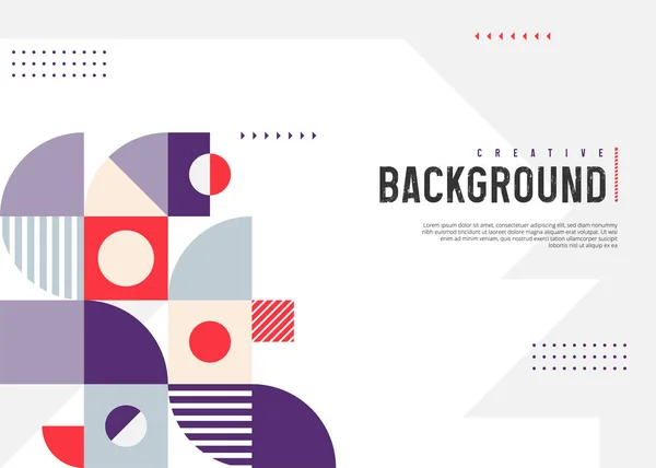 Soyut yaratıcı geometrik arkaplan