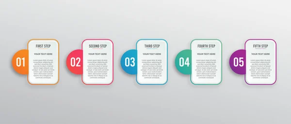 modern bilgi şablonu tasarımı