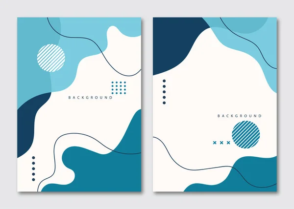 Minimalist el çizimi sıvı arka planda bulanık kış renginde