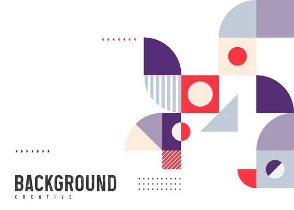 Modern soyut yaratıcı geometrik arkaplan tasarımı