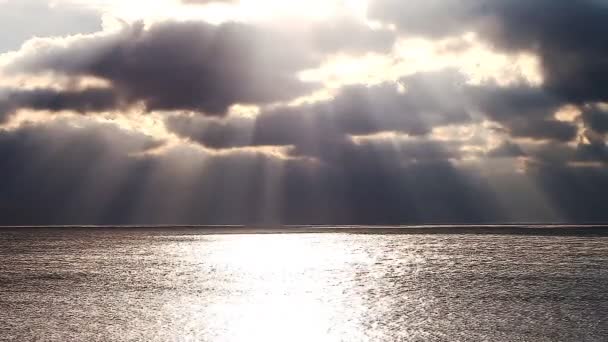 Bellissimo paesaggio della natura, oceano, rocce, costa — Video Stock