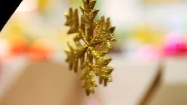 Décorations de Noël, gros plan, à la main 