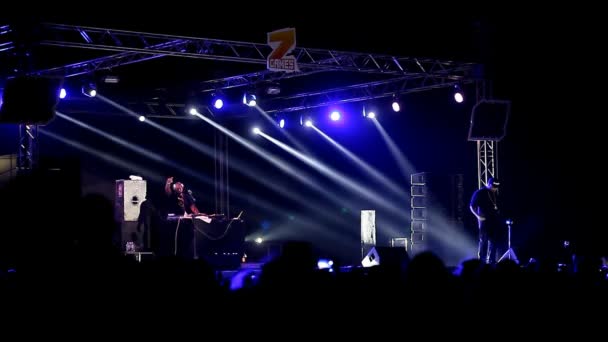 Konser Xzibit di festival Z-Games — Stok Video