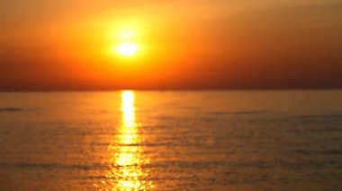 Denizi güzel gündoğumu