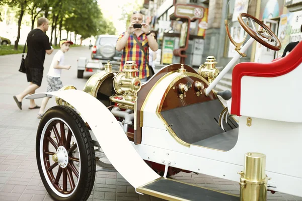 Vacker vintage retro bil Delaunay Belleville år 1907 — Stockfoto