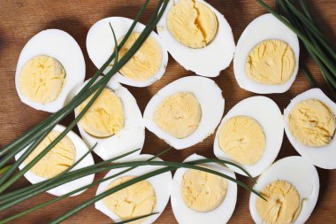 Yarı haşlanmış yumurta.