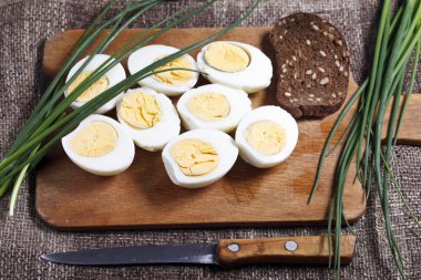 Yarı haşlanmış yumurta.