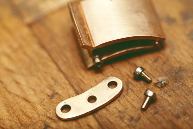 Kuyumcu closeup ayrıntılı bağlantı elemanları