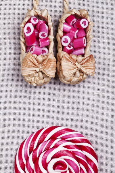 Прекрасные сердечные конфетки. — стоковое фото