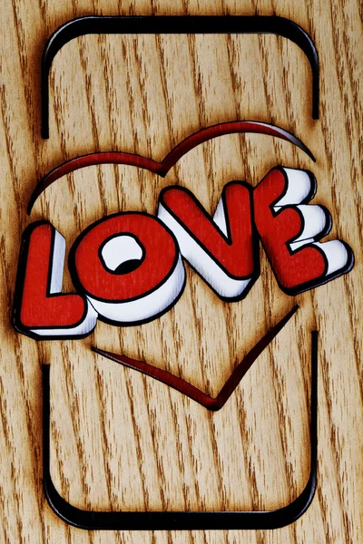 Love abstract decoration Valentine's Day — Stock Photo, Image