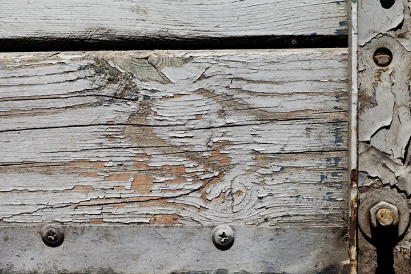 Old wood texture with paint — Stock Photo, Image