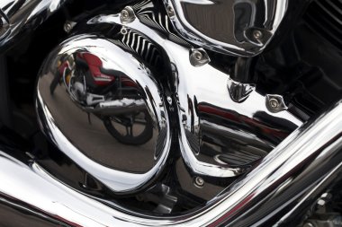 bir motosiklet güzel yakın çekim detayları