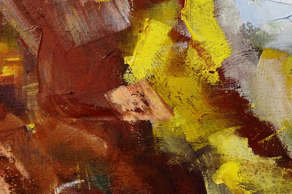 Tekstur cat minyak penuh warna closeup, latar belakang seni yang indah — Stok Foto