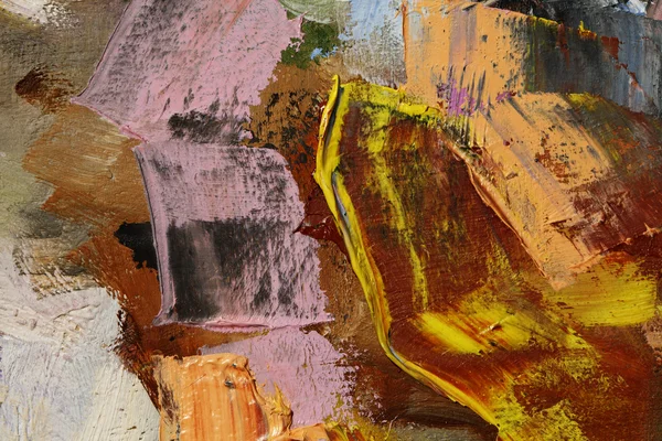 Färgglada oljefärg textur närbild, vacker bakgrund konst — Stockfoto
