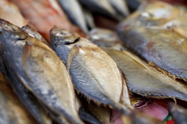 füme balık yakın çekim