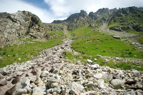 Paesaggio di montagna, bellissimo sfondo naturale — Foto Stock