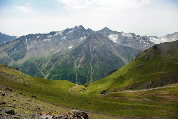 Paesaggio di montagna, bellissimo sfondo naturale — Foto Stock