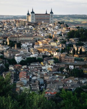 Toledo şehrinin gündüz görüntüsü