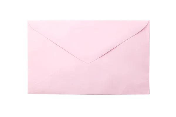 Bleke roze envelop — Stockfoto