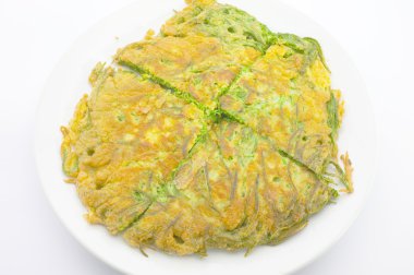 Akasya pennata kızarmış yumurta wattle tırmanma