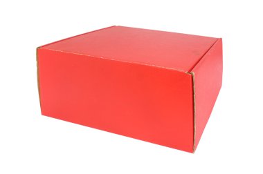 Kırmızı kağıt kutusu