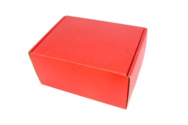 Kırmızı kağıt kutusu