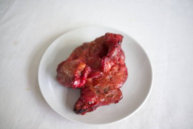 Kızarmış kırmızı domuz eti, Tayland mutfağı, Çin yemeği.