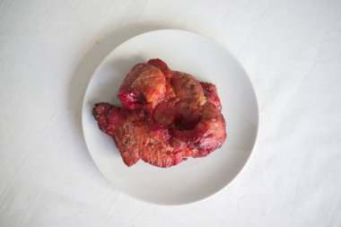 Kızarmış kırmızı domuz eti, Tayland mutfağı, Çin yemeği.