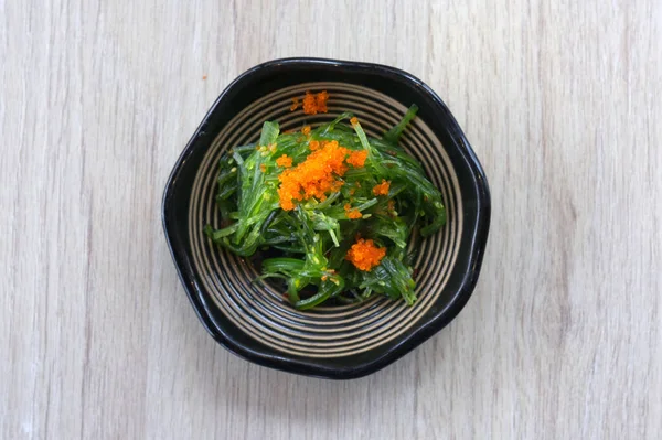 Deliciosa Ensalada Algas Frescas Plato —  Fotos de Stock
