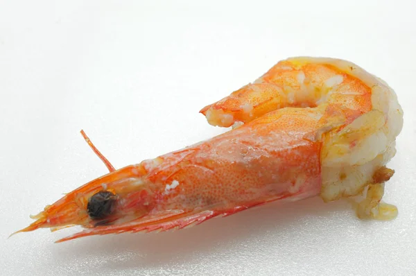 Cooked shrimp, prawn, seafood with head