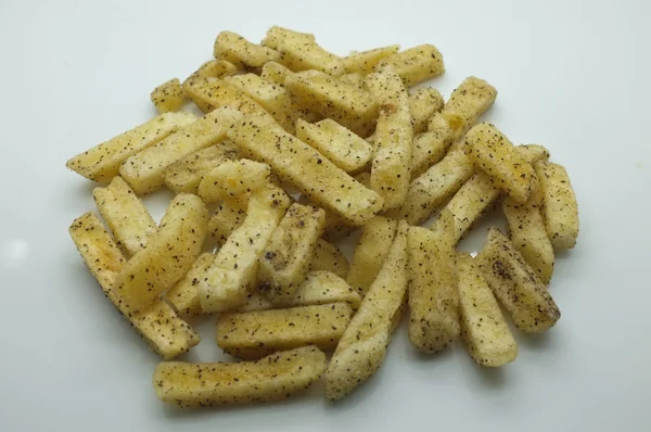 Un mucchio di patatine fritte bastoncini — Foto Stock