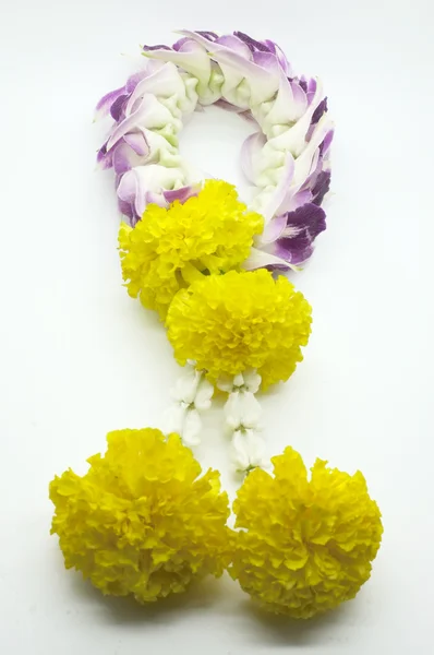 Ghirlandă florală tradițională thailandeză — Fotografie, imagine de stoc