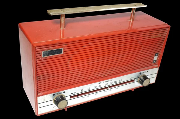 最後の世紀のレトロなラジオ受信機 — ストック写真